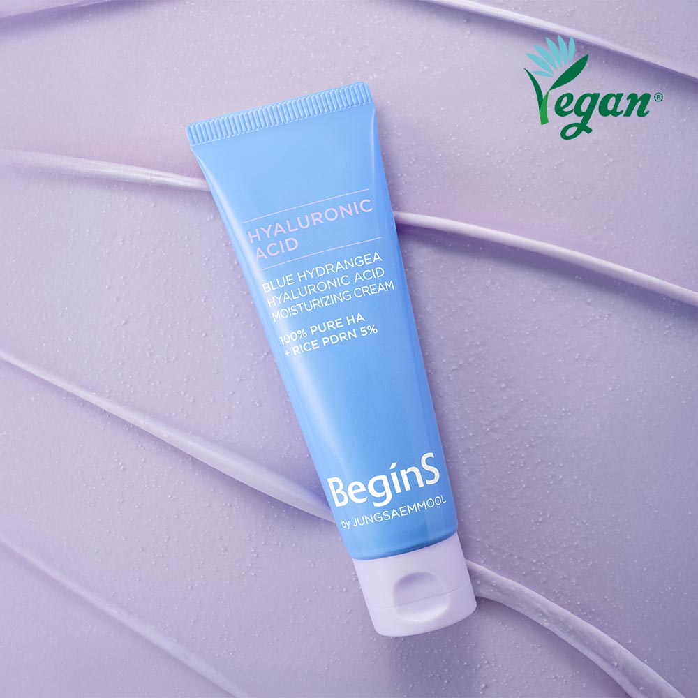 BeginS by JUNGSAEMMOOL 藍繡球透明質酸水潤面霜 50ml