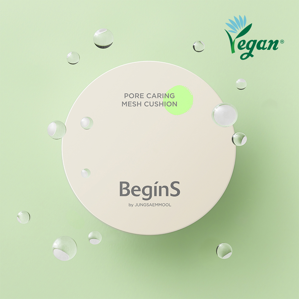 Begins by JUNGSAEMMOOL 毛孔護理網紗氣墊 (Pore Caring Mesh Cushion)
